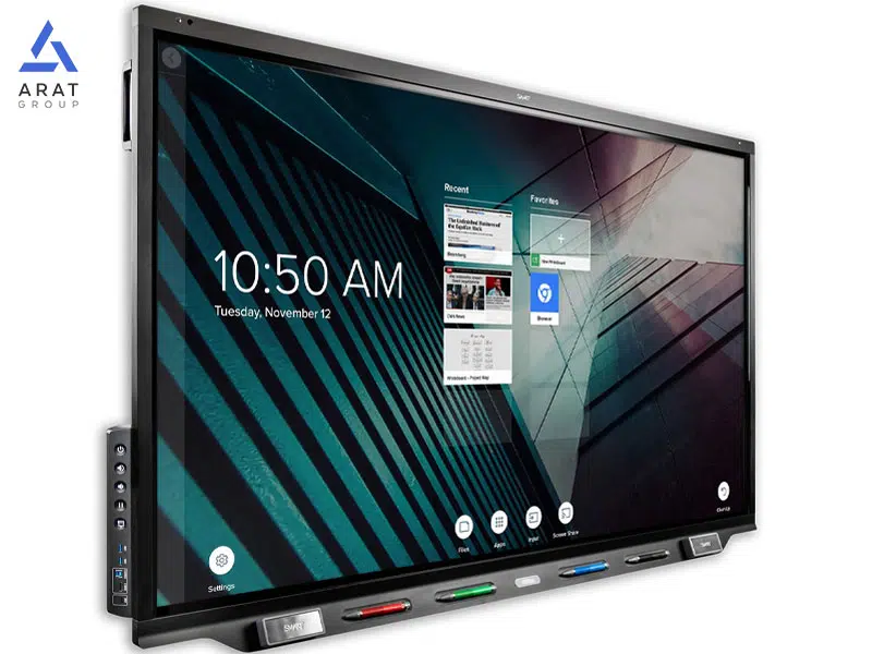 تجهیزات هوشمندسازی مدرسه: 9. پانلهای تعاملی بزرگ LED و LCD