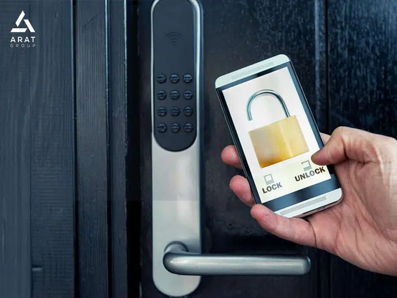 قفل دیجیتال با ظاهری لوکس مناسب خانههای مدرن