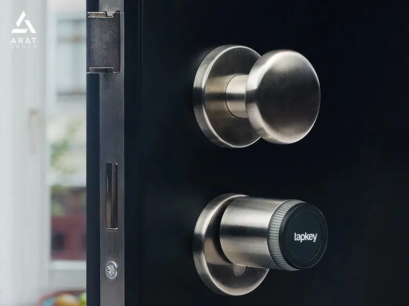 بهترین برند قفلهوشمند: 2. قفل هوشمند کویکست Kwikset 909 SmartCode Electronic Deadbolt