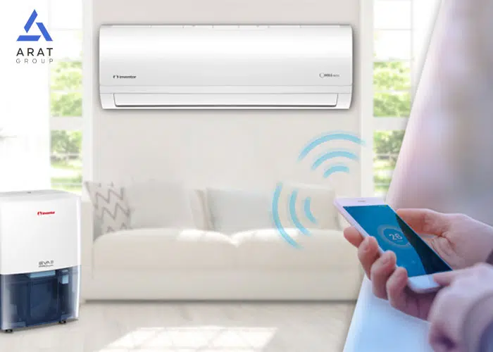 کنترل ماژول وای فای کنترل کننده کولر گازی با استفاده از اپلیکیشن موبایل