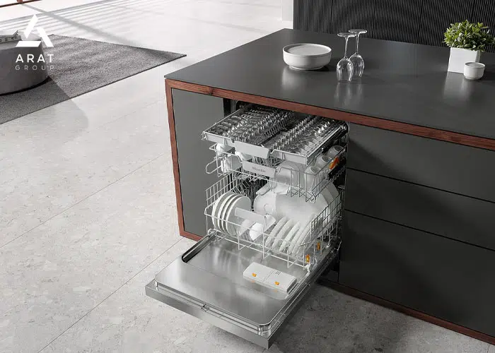 نمایی از ماشین ظرفشویی هوشمند؛ بهترین تجهیزات آشپزخانه هوشمند