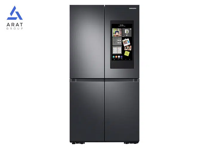 نمایی از یخچال هوشمند سامسونگ؛ بهترین تجهیزات آشپزخانه هوشمند