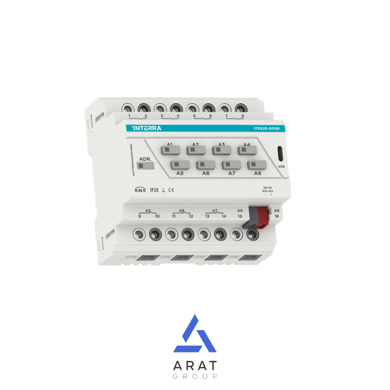 رله هوشمند کمبو پلاس ۸ کانال ۱۶ آمپر اینترا مدل ITR525-0008