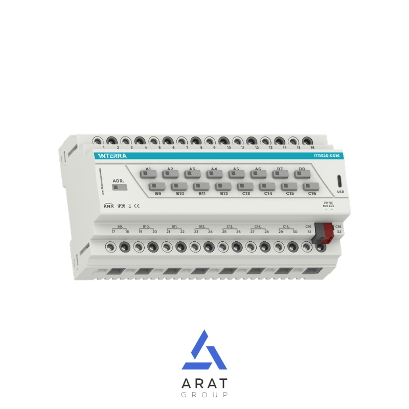 رله هوشمند کمبو پلاس ۱۶ کانال ۱۶ آمپر اینترا مدل ITR525-0016