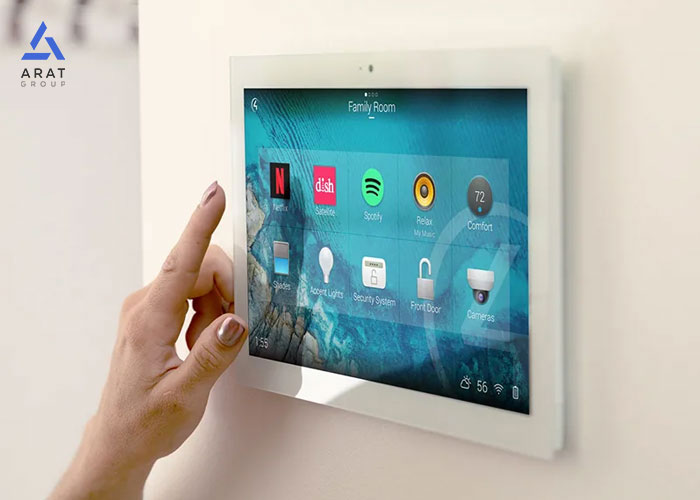صفحه نمایش‌های لمسی خانه هوشمند Control4