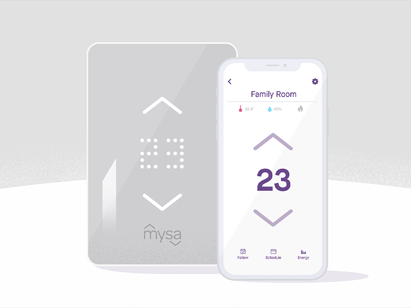 ویژگی های خوب ترموستات هوشمند Mysa Smart Thermostat 
