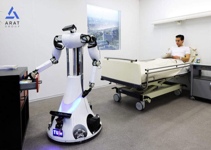 اینترنت اشیا رباتیک در بیمارستان‌ها