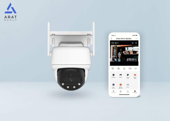 محصولات خانه هوشمند Tuya: دوربین 3 مگاپیکسلی اسمارت سقفی (3MP Smart Dome Camera Solution)