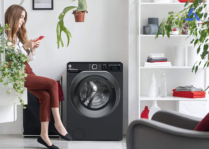 ماشین لباسشویی و خشک‌کن هوشمند در خانه هوشمند افراد سالمند